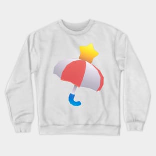 Cartoon Umbrella Crewneck Sweatshirt